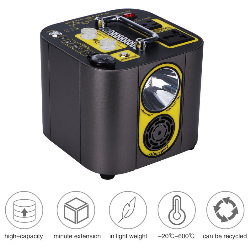 18650 배터리 휴대용 발전소 467wh 126ah 공급 600W 최고 1000W USB 타입 C와 함께