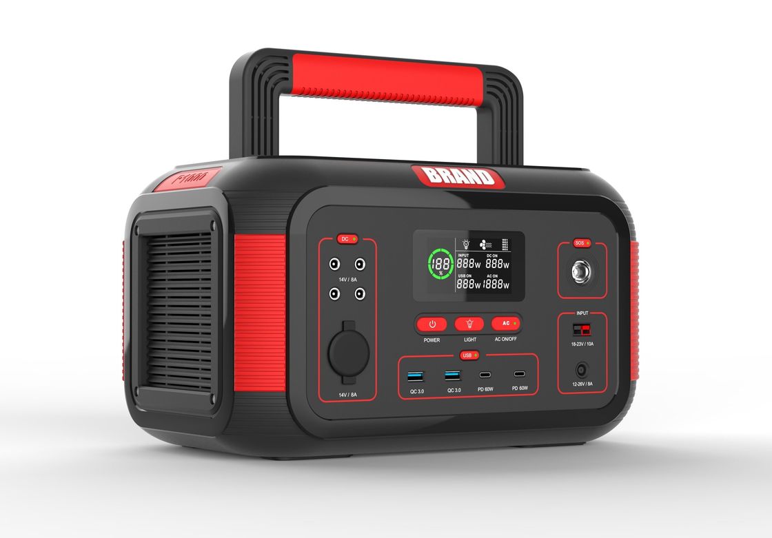 USB 1000W 22.2V 36.4ah 재충전 가능한 태양광 휴대용 발전소