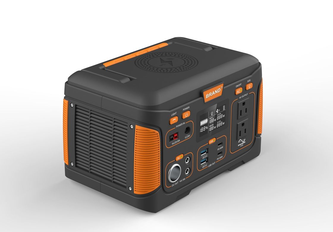 야외 캠핑 300W 태양 발전기 휴대용 발전소 14.8V 20.8ah 다기능 발전소