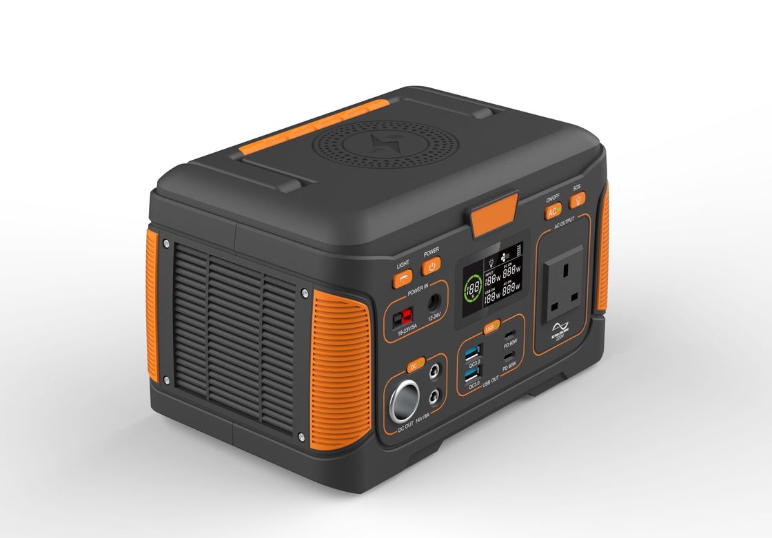 300W 야외 휴대용 배터리 스테이션 피크닉 모바일 전원 공급 12V 전원 스테이션 야외 캠핑 낚시