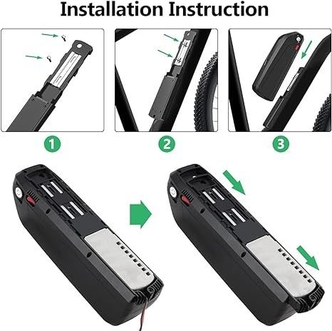 OEM 충동 배터리 48V 15.6ah 17.4ah, 19.2ah, E 자전거 교체 배터리 적합 패나소닉 전기 자전거