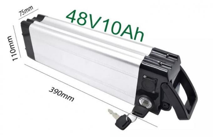 실버 피시 E 타입 E 자전거 배터리 1000W 24V 36V 48V 10ah 15ah 20ah 다운튜브 아쿠 진공 청소기 배터리 팩 2