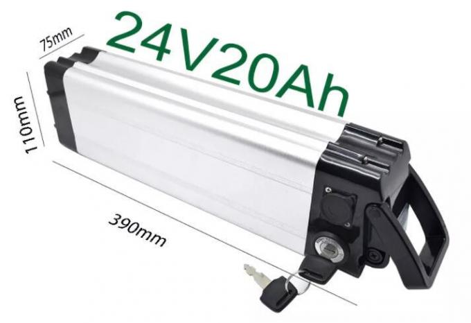 실버 피시 E 타입 E 자전거 배터리 1000W 24V 36V 48V 10ah 15ah 20ah 다운튜브 아쿠 진공 청소기 배터리 팩 0